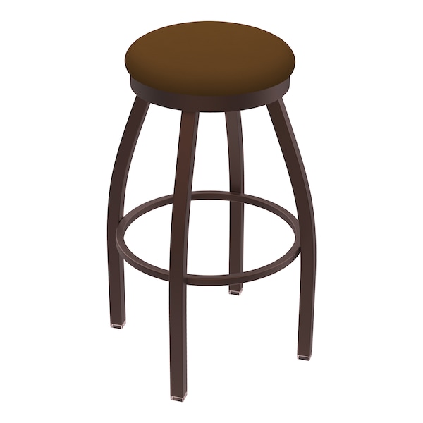25" Swivel Counter Stool, Bronze Finish, Canter Thatch Seat